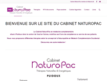 Tablet Screenshot of naturopac.ch